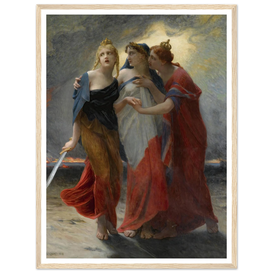 La Belgique, La France Et L’angleterre Devant L’invasion Allemande (1914) Art Print | Guillaume Seignac-Quipham Collections