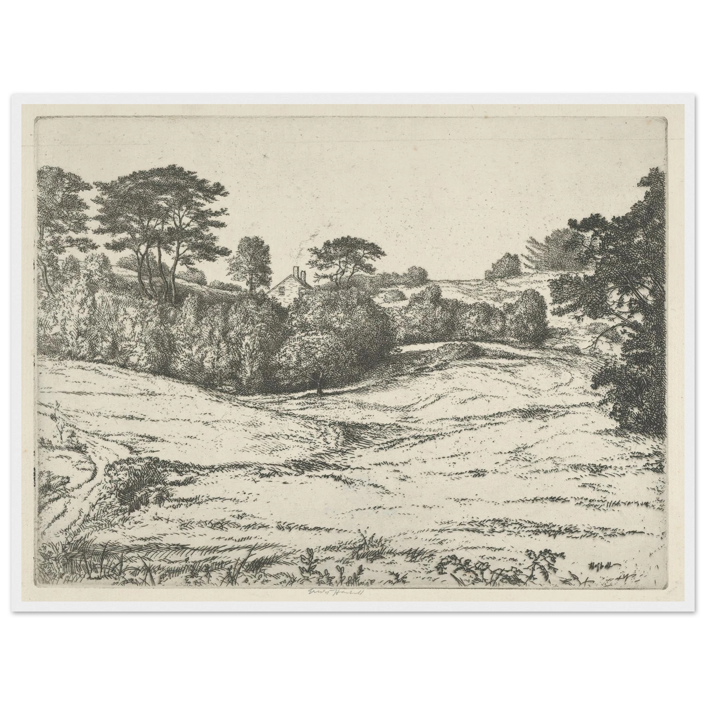Dromore Vale (1900-1925) Art Print | Ernest Haskell-Quipham Collections