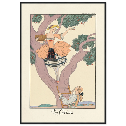 Les Cerises (Cherries) (1922–1926) Art Print | George Barbier-Quipham Collections