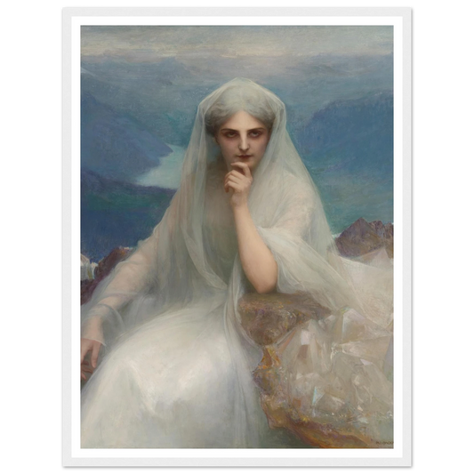 Sur Les Cimes (On The Summit) (1903) Art Print | Pascal Adolphe Jean Dagnan Bouveret-Quipham Collections