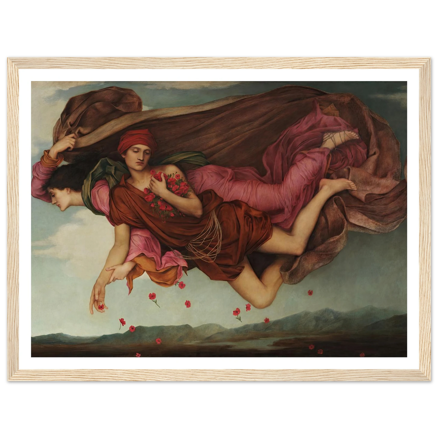 Night and Sleep (1878) Art Print | Evelyn de Morgan-Quipham Collections