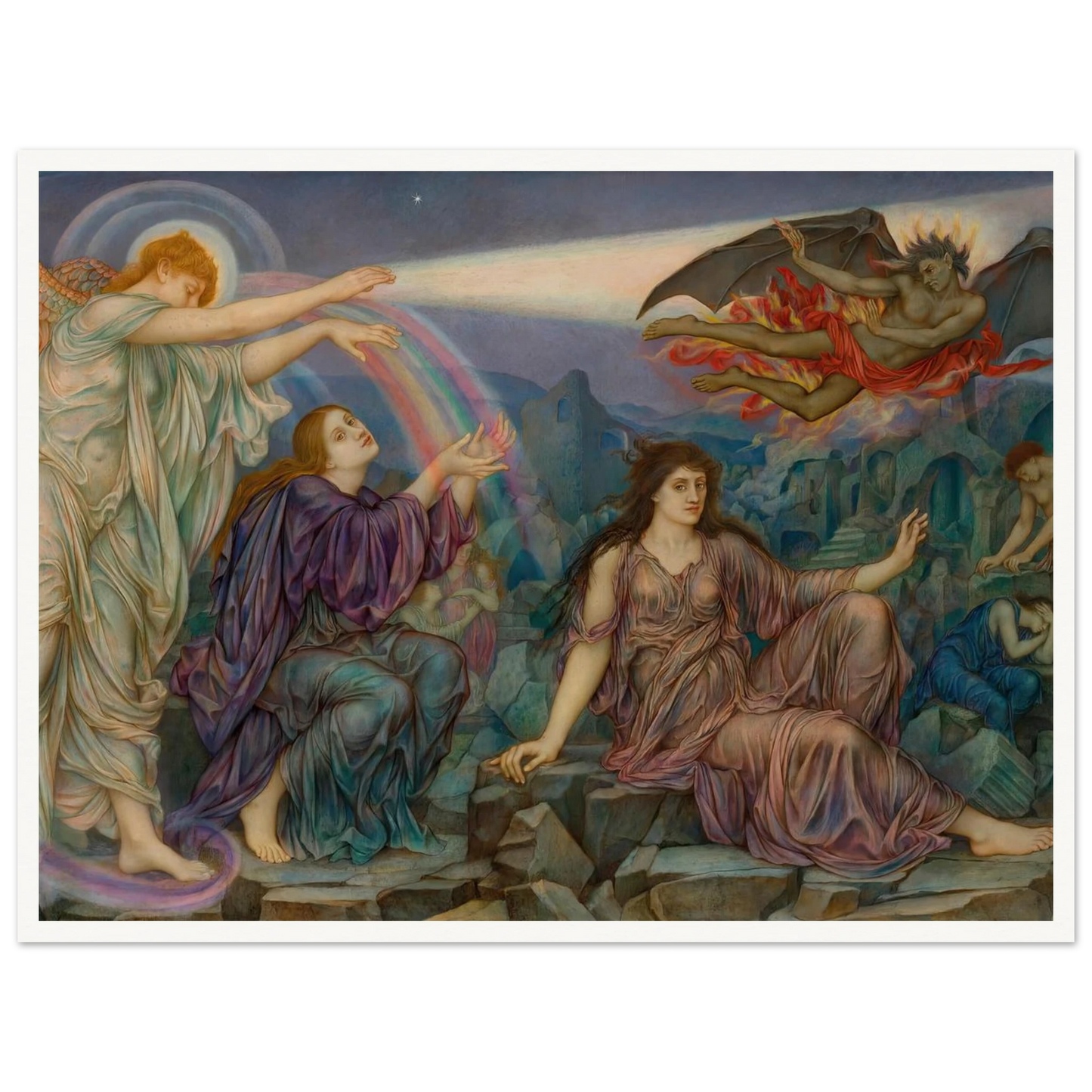 The Search-Light Art Print | Evelyn de Morgan-Quipham Collections