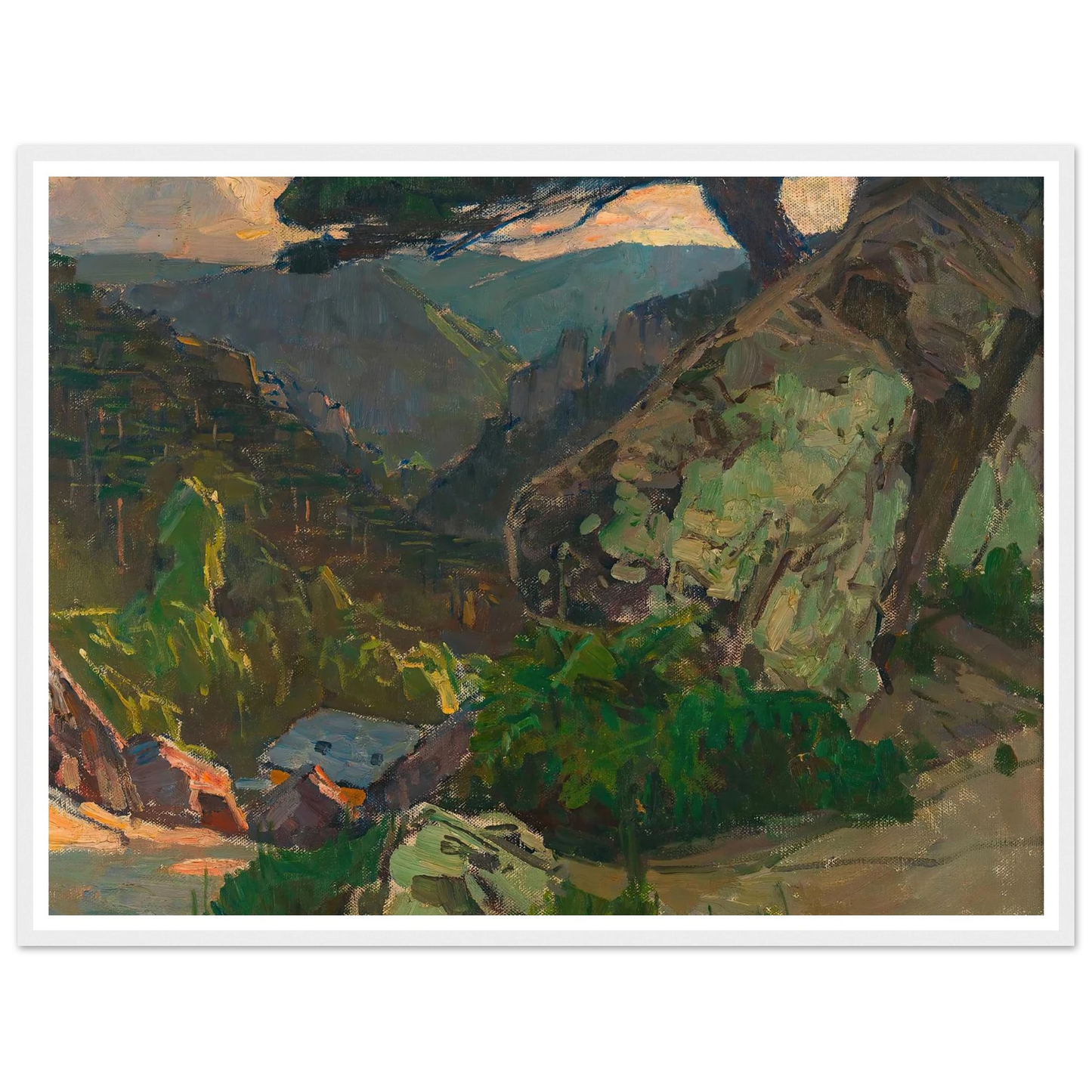 Blick in die Klausen bei Mödling (1942) Art Print | Carl Moll-Quipham Collections