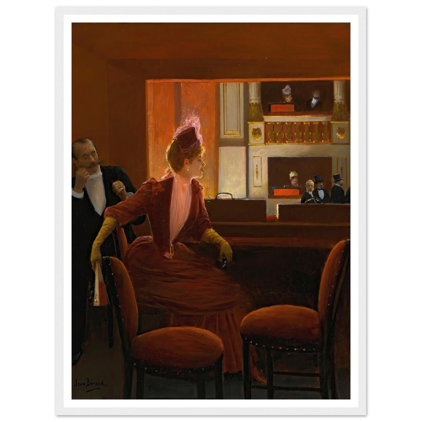 La Loge Art Print | Jean Beraud-Quipham Collections