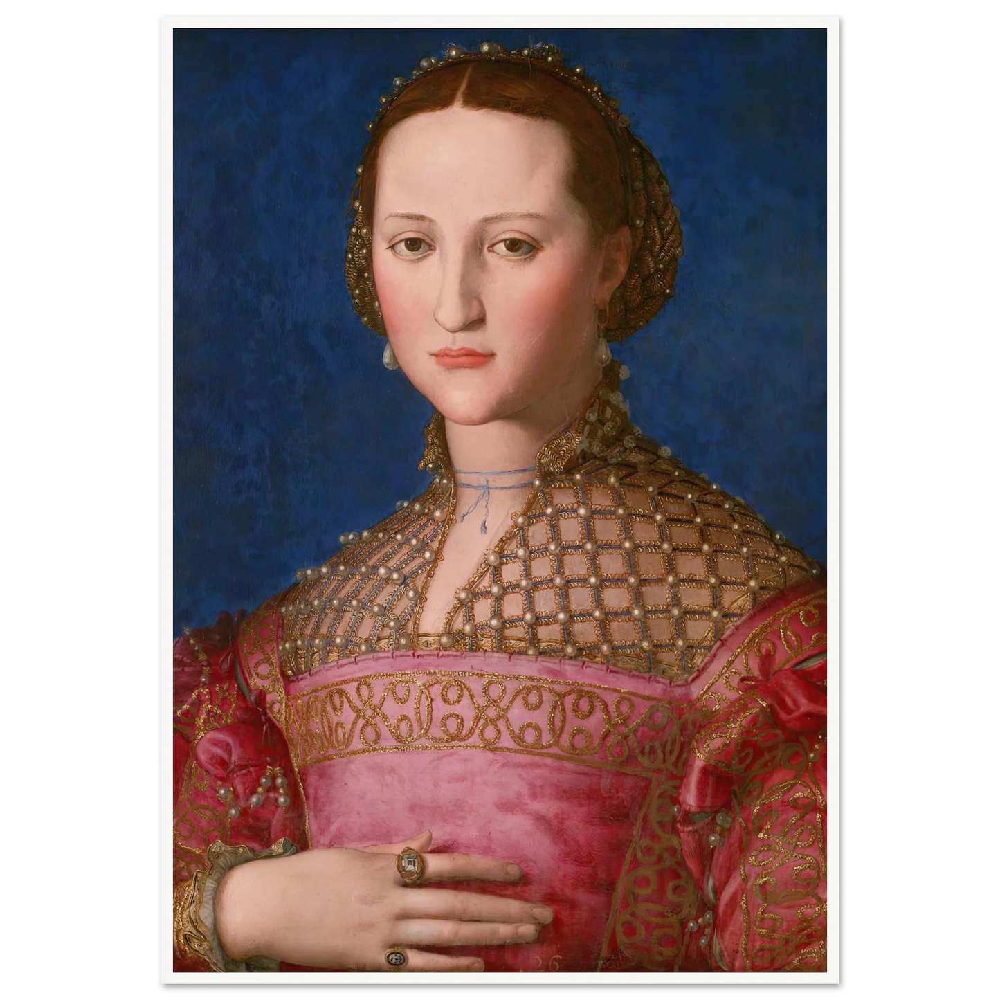 Eleonora Of Toledo (1543) Art Print | Agnolo Bronzino-Quipham Collections