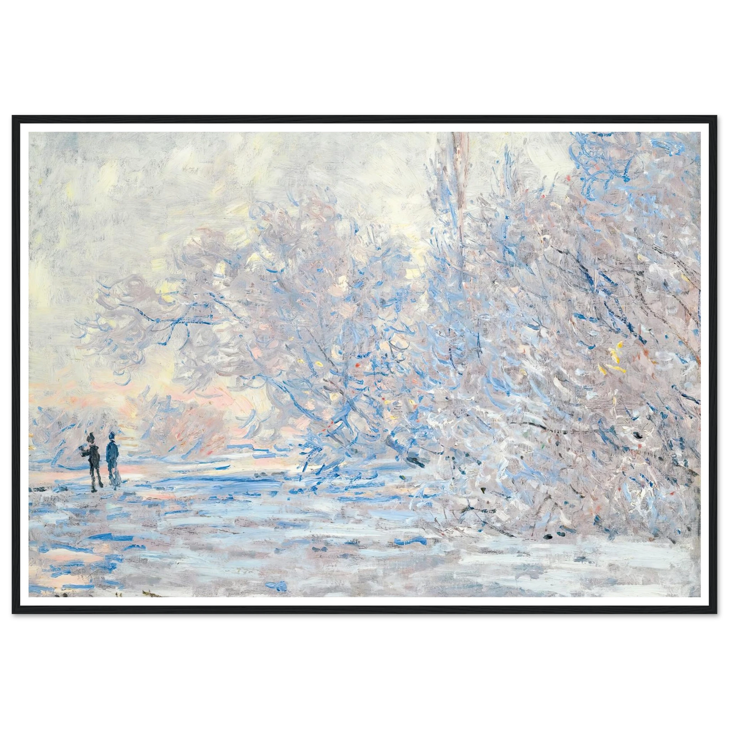 Le Givre À Giverny (1885) Art Print | Claude Monet-Quipham Collections