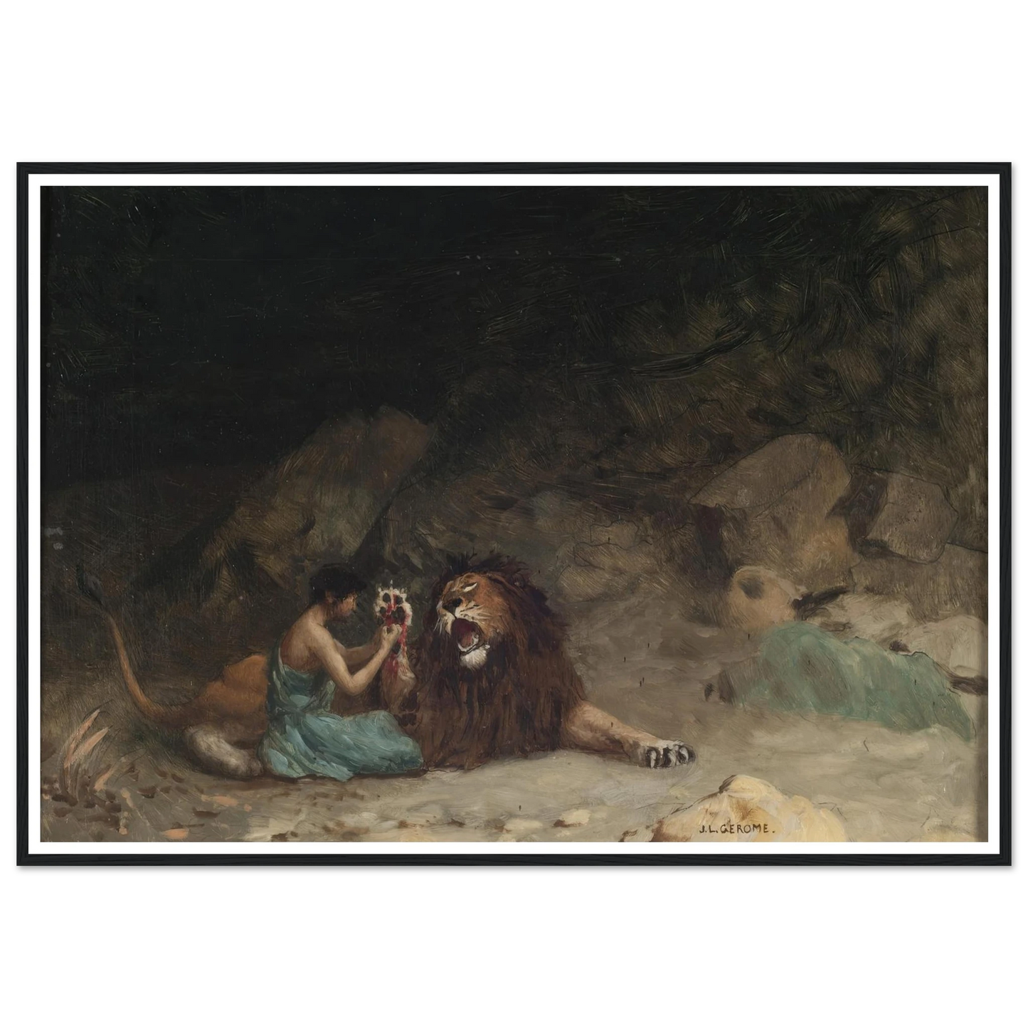 Androcles (circa 1902) Art Print | Jean Leon Gerome-Quipham Collections