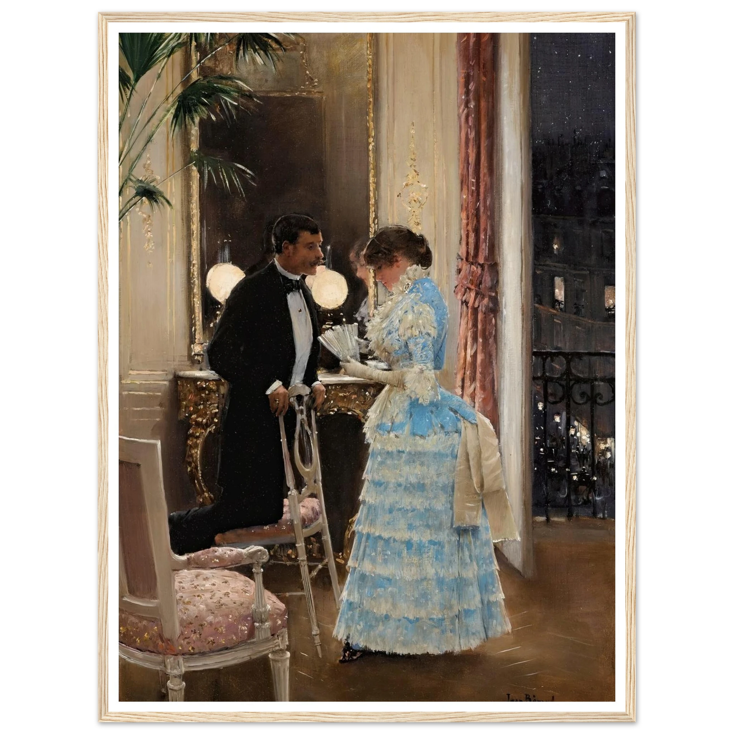 La Conversation Art Print | Jean Beraud-Quipham Collections