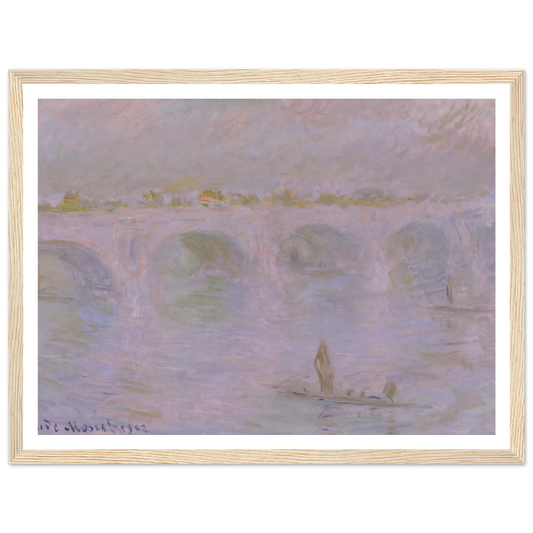 Waterloo Bridge in London (1902) Art Print | Claude Monet-Quipham Collections
