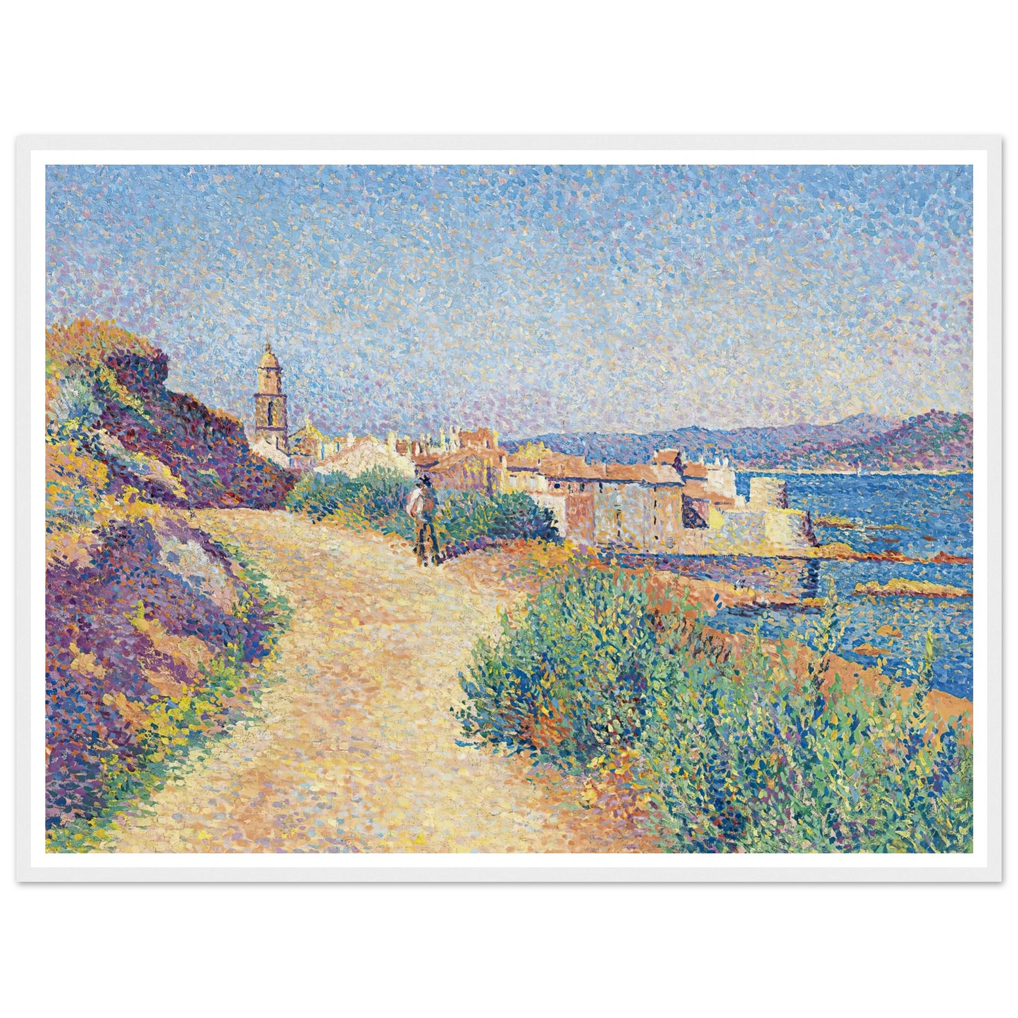 Saint-Tropez (1892) Art Print | Maximilien Luce-Quipham Collections