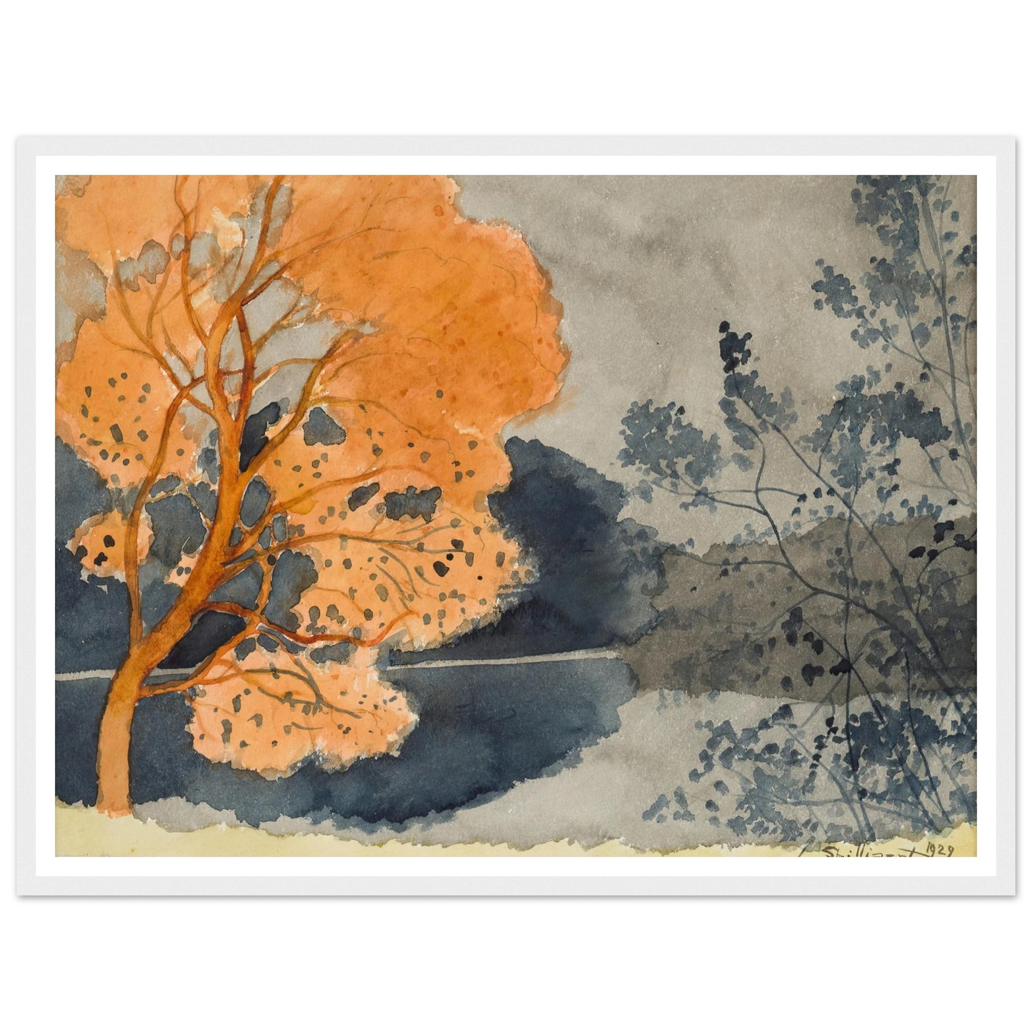 Etang en automne Art Print | Leon Spilliaert-Quipham Collections