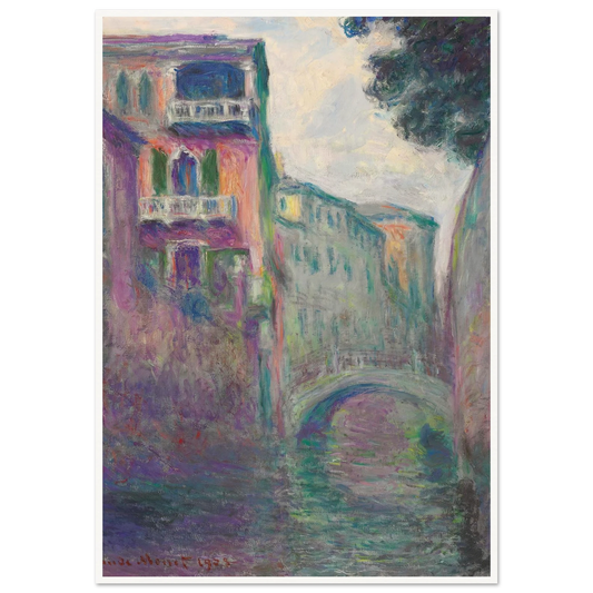 Le Rio de la Salute (1908) Art Print | Claude Monet-Quipham Collections
