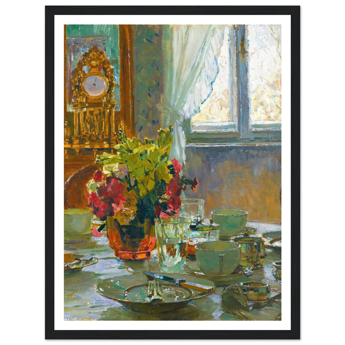 The breakfast table Art Print | Carl Moll-Quipham Collections
