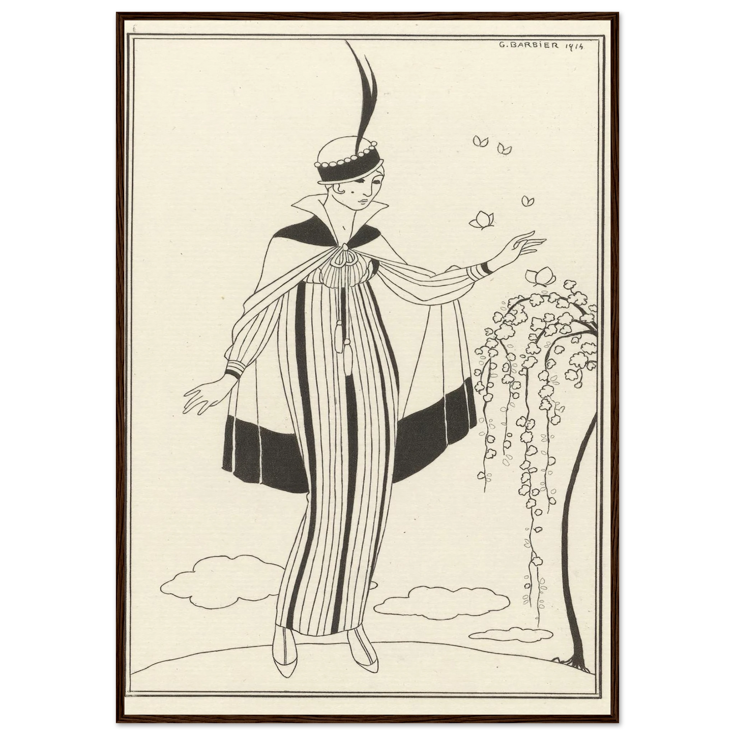 Journal des Dames et des Modes, Costumes Parisiens, 1914, No. 150 (1914) Art Print | George Barbier-Quipham Collections