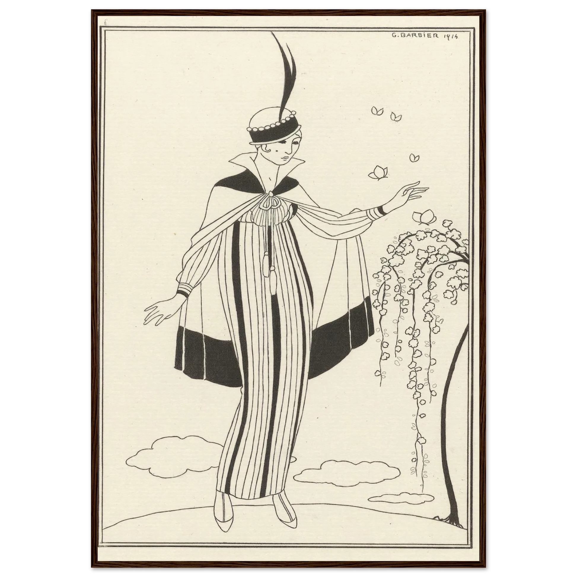 Journal des Dames et des Modes, Costumes Parisiens, 1914, No. 150 (1914) Art Print | George Barbier-Quipham Collections