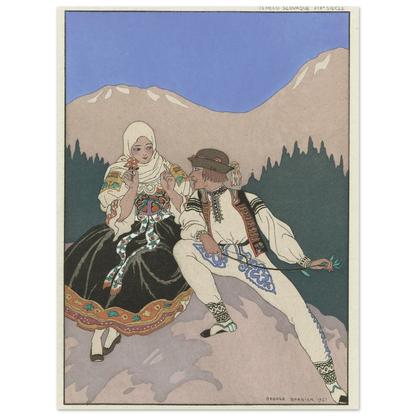 Le Langage des Fleurs (1921) Art Print | George Barbier-Quipham Collections