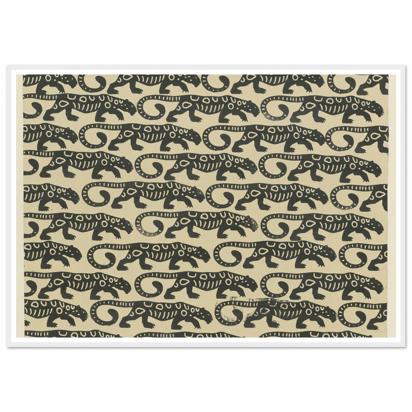 Buntpapier (Leoparden) (1902 - 1906) Art Print | Maria von Uchatius-Quipham Collections