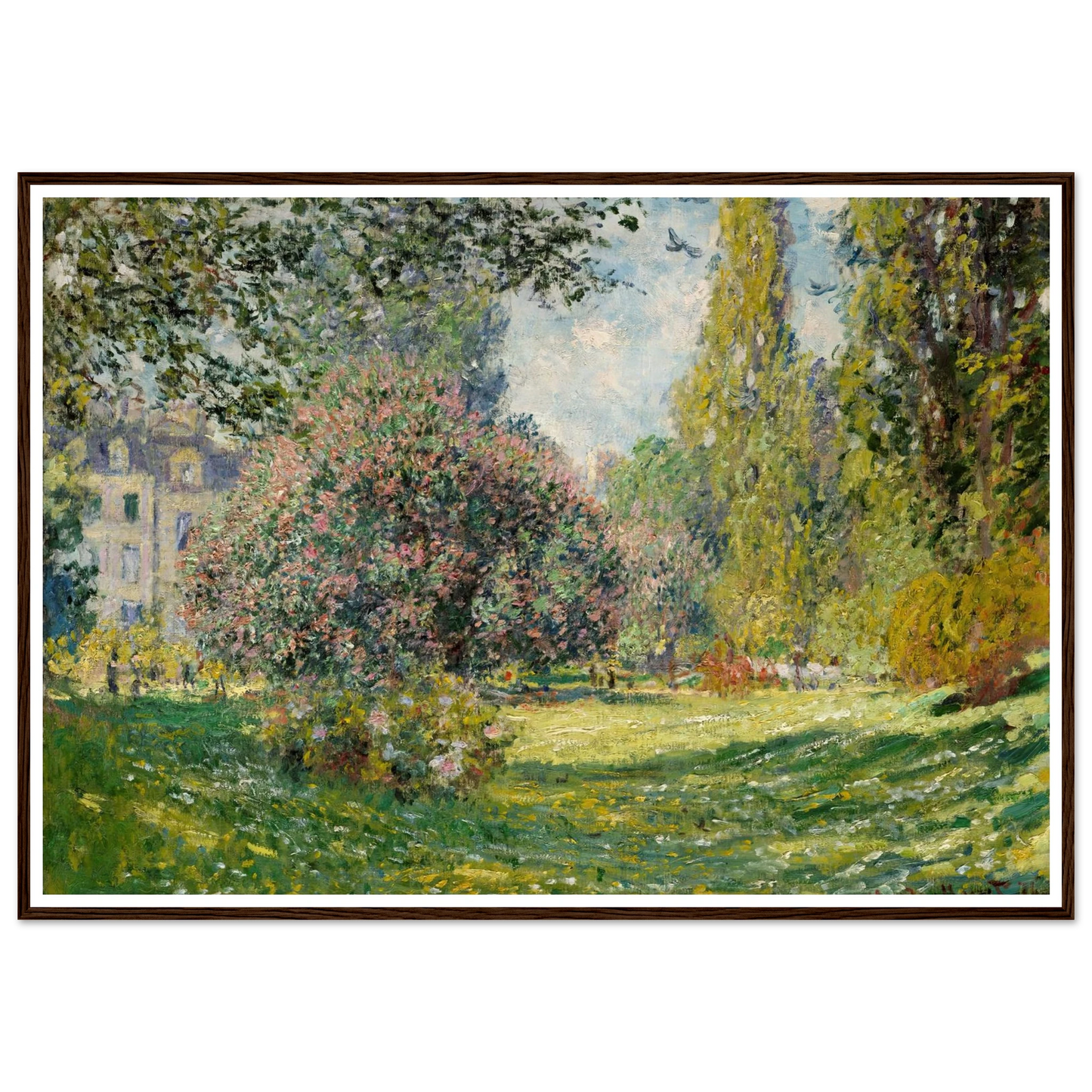 Landscape; The Parc Monceau (1876) Art Print | Claude Monet-Quipham Collections