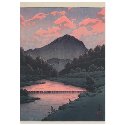 Hida Kamagadake (Mount Kamaga, Hida) (1933) Art Print | Kawase Hasui-Quipham Collections