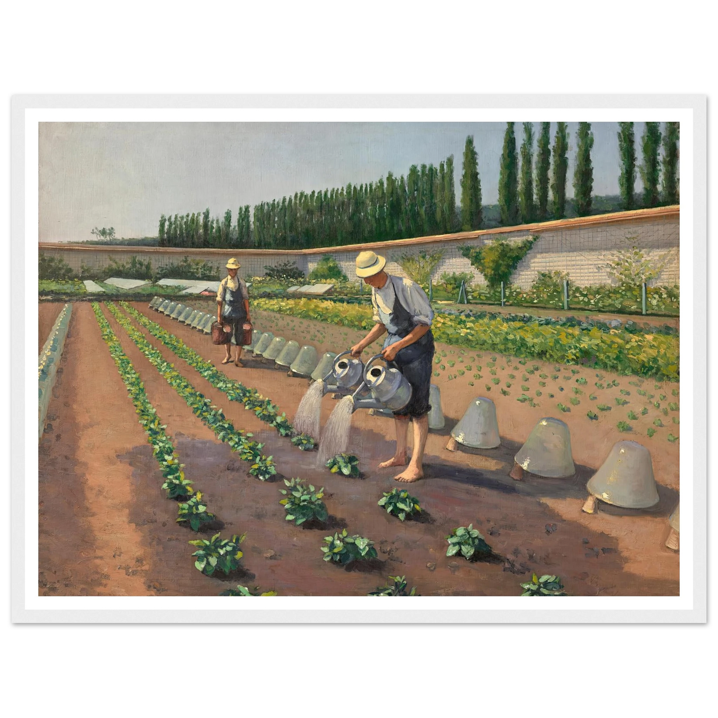 Les Jardiniers (1877) Art Print | Gustave Caillebotte-Quipham Collections