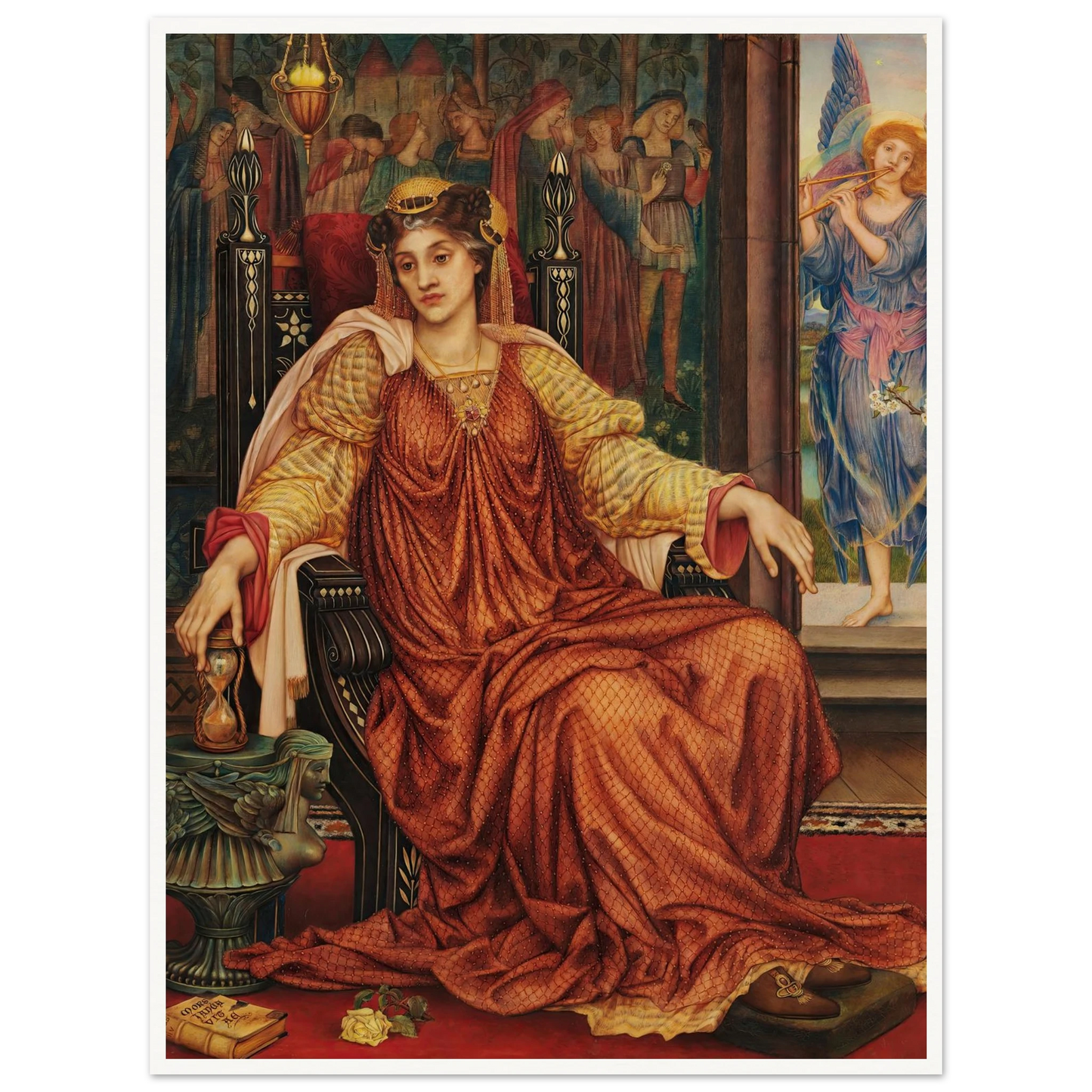 The Hour Glass Art Print | Evelyn de Morgan-Quipham Collections