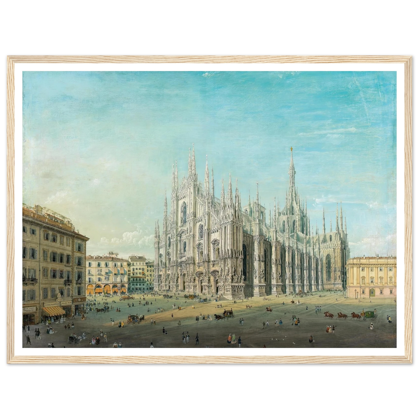 Piazza del Duomo, Milan Art Print | Carlo Bossoli-Quipham Collections