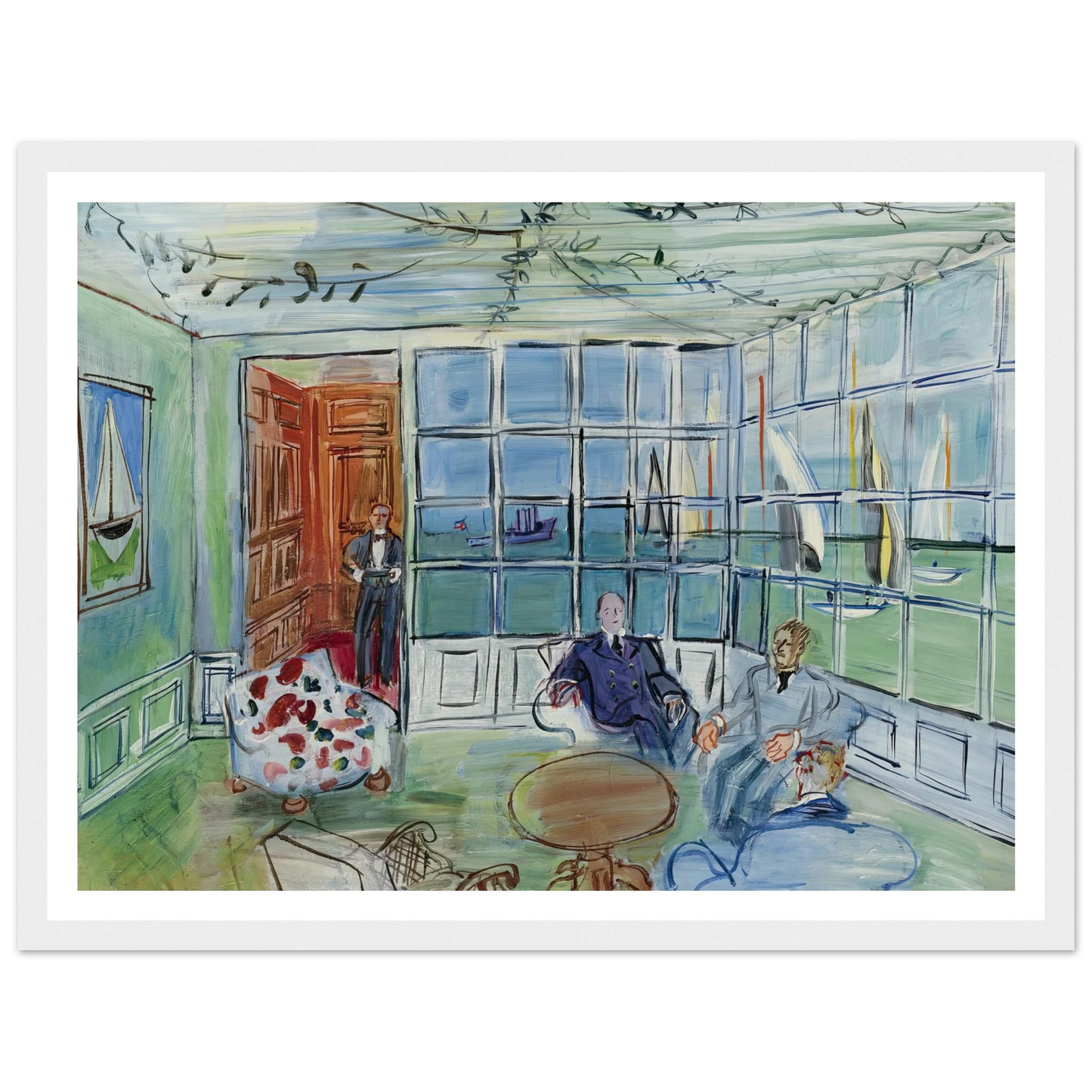 Le Royal Yacht Squadron, Cowes, Isle of Wight Art Print | Raoul Dufy-Quipham Collections