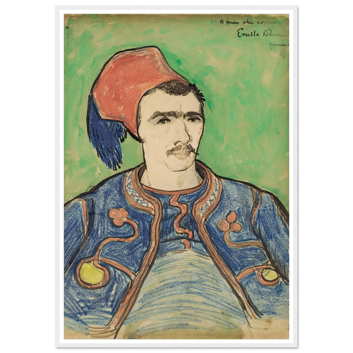 The Zouave (1888) Art Print | Vincent van Gogh-Quipham Collections
