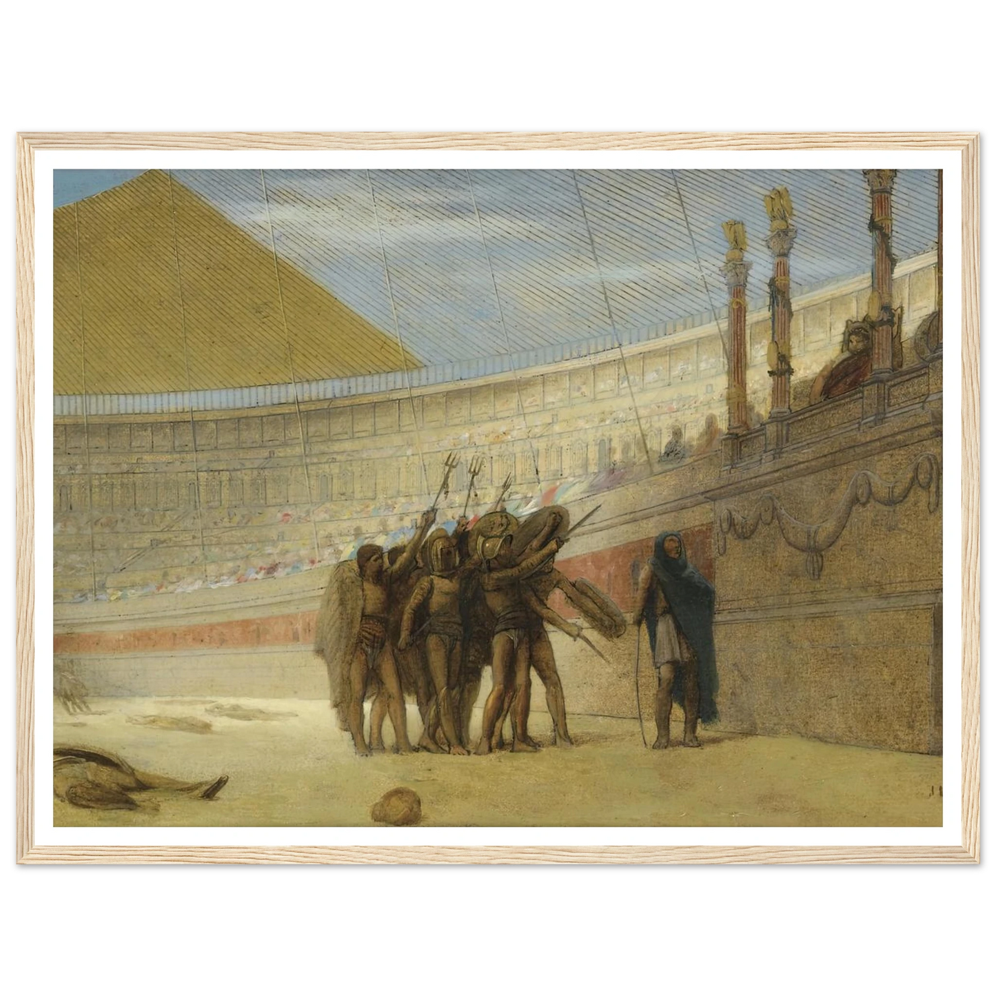 Ave Caesar, morituri te salutant Art Print | Jean Leon Gerome-Quipham Collections