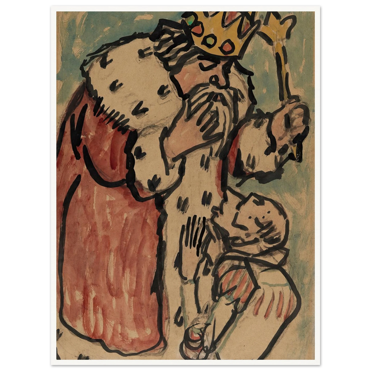 König (1910) Art Print | Christian Rohlfs-Quipham Collections