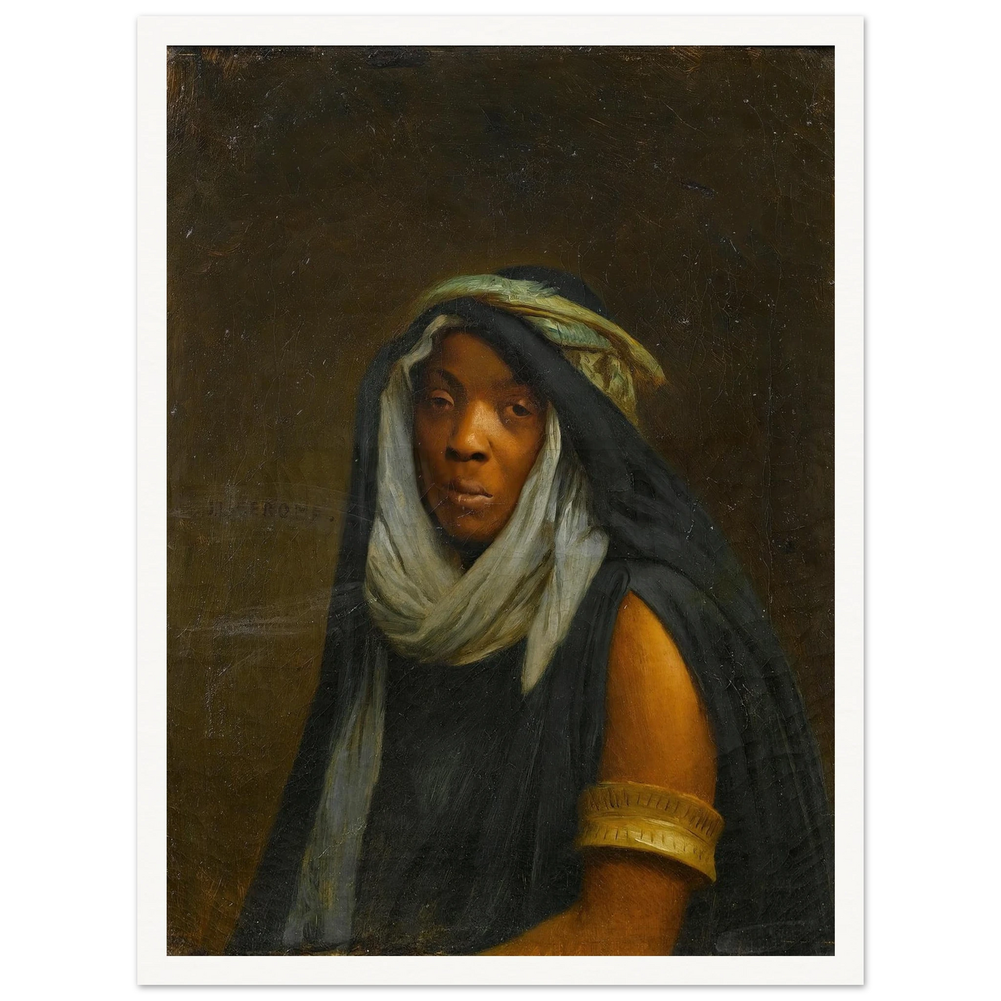 The black servant girl Art Print | Jean Leon Gerome-Quipham Collections