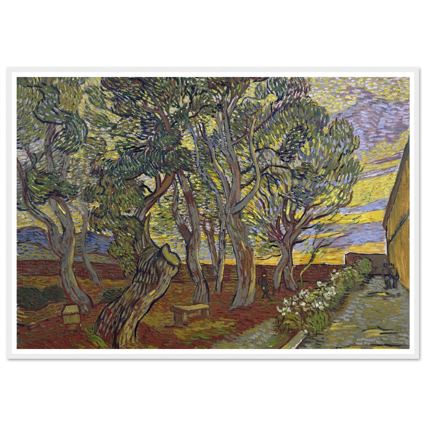 The garden of Saint Paul’s Hospital Art Print | Vincent van Gogh-Quipham Collections