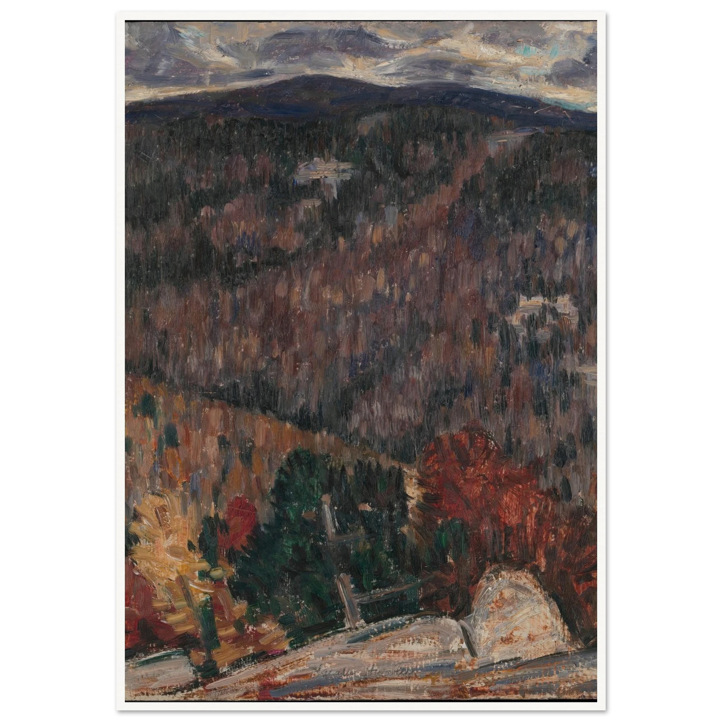 Landscape No. 25 (circa 1908–9) Art Print | Marsden Hartley-Quipham Collections
