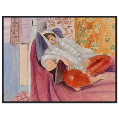 Woman Reclining (1921) Art Print | Henri Matisse-Quipham Collections