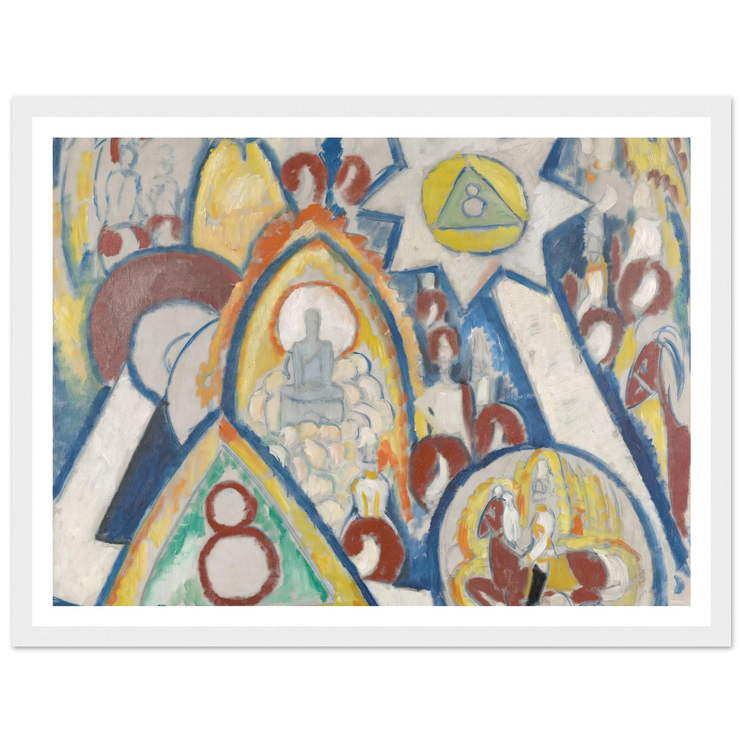 Portrait of Berlin (1913) Art Print | Marsden Hartley-Quipham Collections