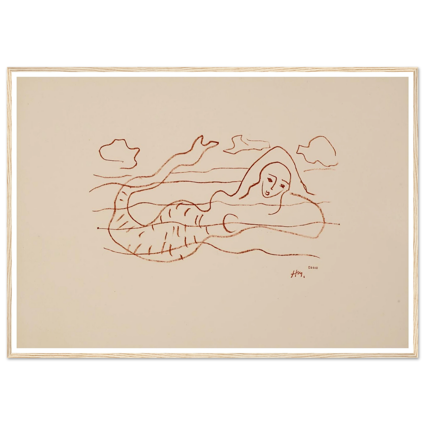 Sirènes (1942) Art Print | Henri Matisse-Quipham Collections