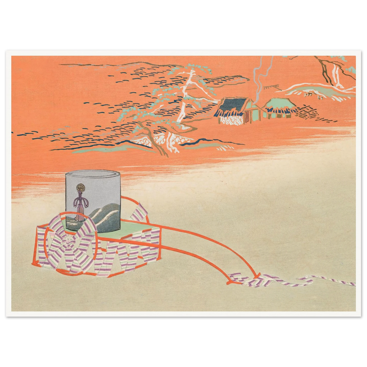 A Thousand Grasses Pl.18 (1900) Art Print | Kamisaka Sekka-Quipham Collections