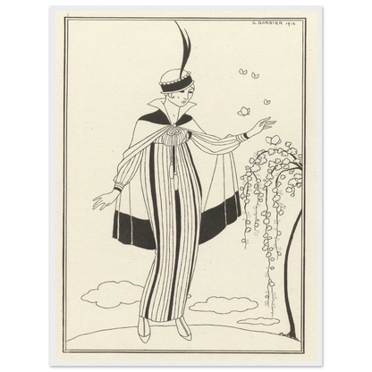 Journal des Dames et des Modes, Costumes Parisiens, 1914, No. 150 (1914) Art Print | George Barbier-Quipham Collections