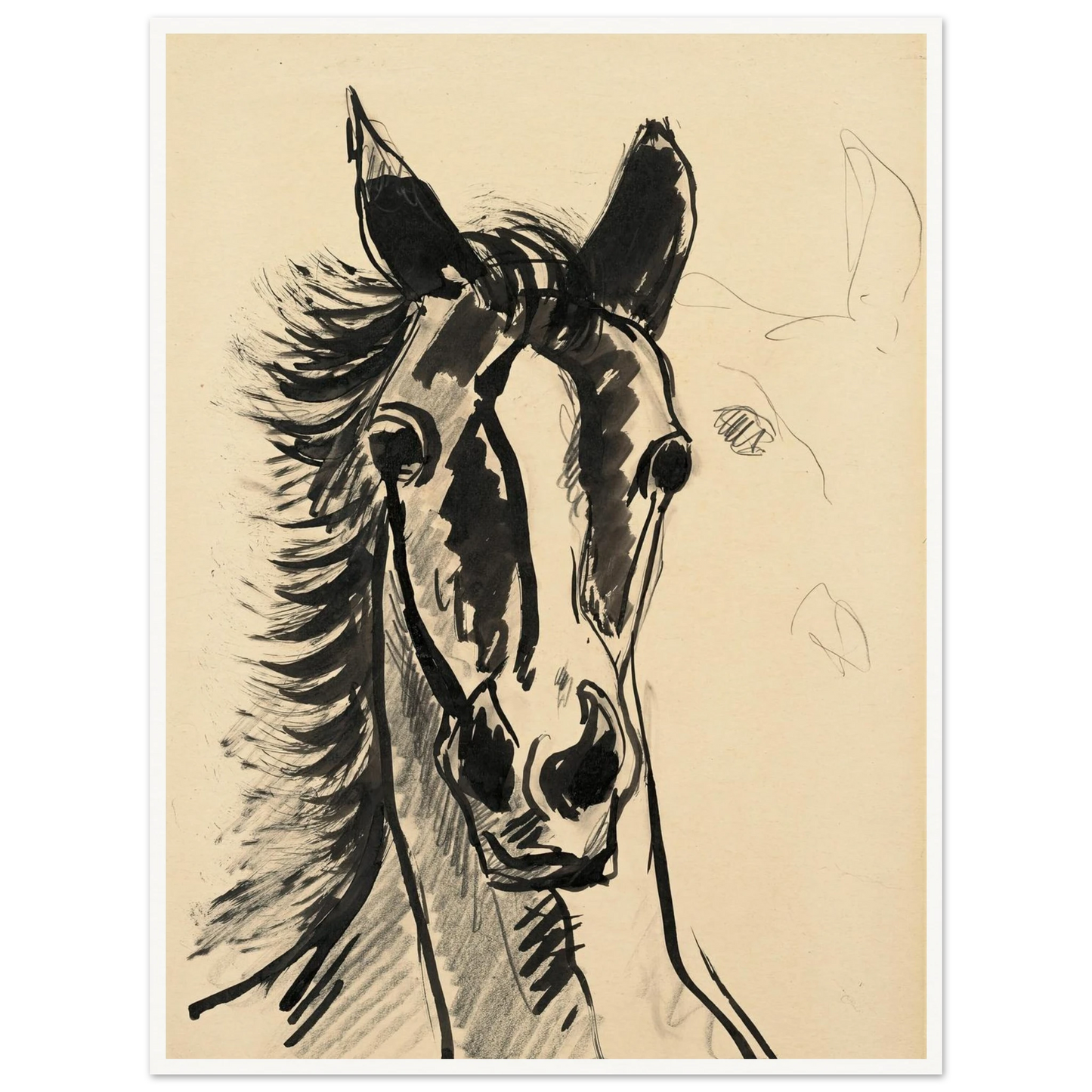 Tête de cheval (1930-35) Art Print | Francis Picabia-Quipham Collections