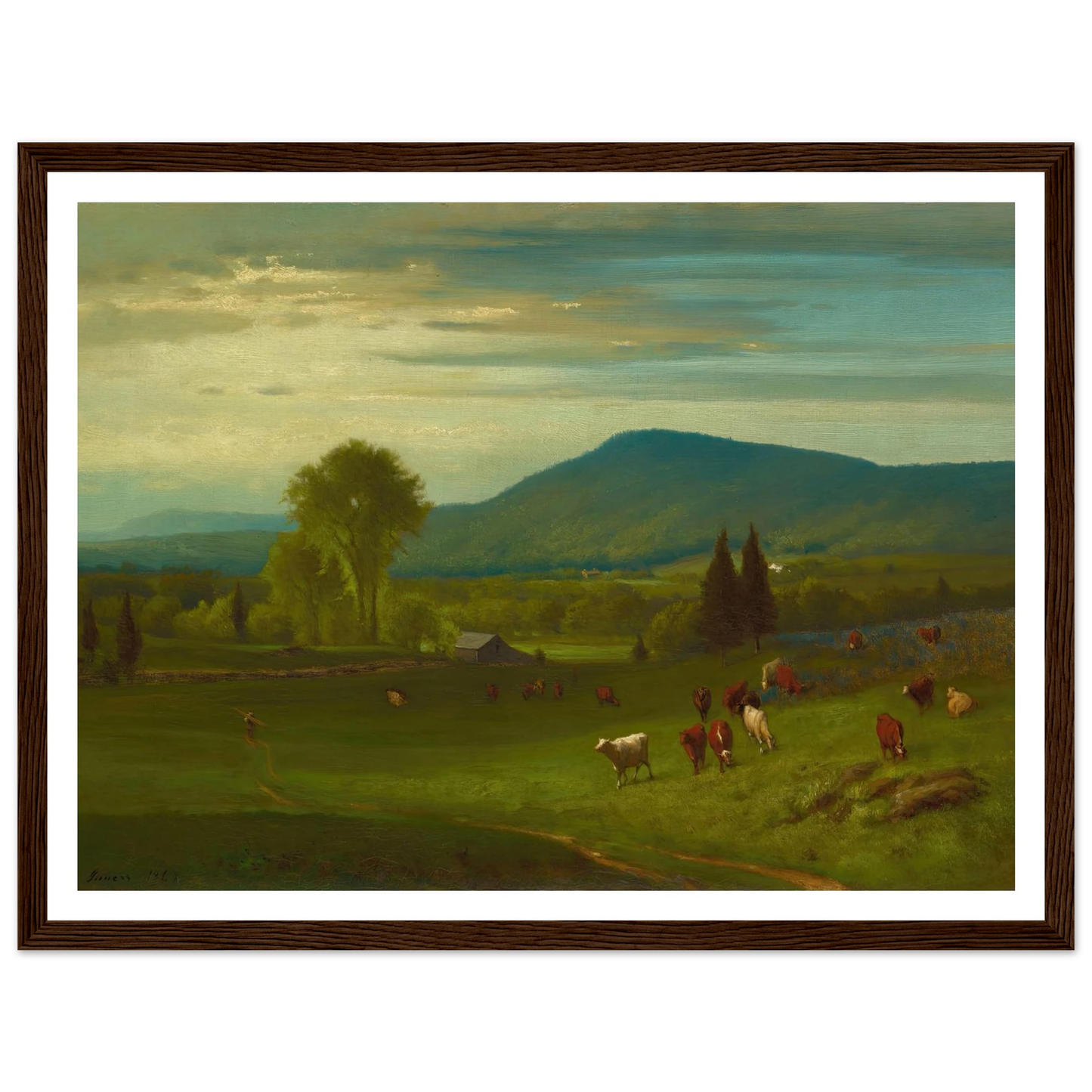 Summer in the Catskills (1867) Art Print | George Inness-Quipham Collections