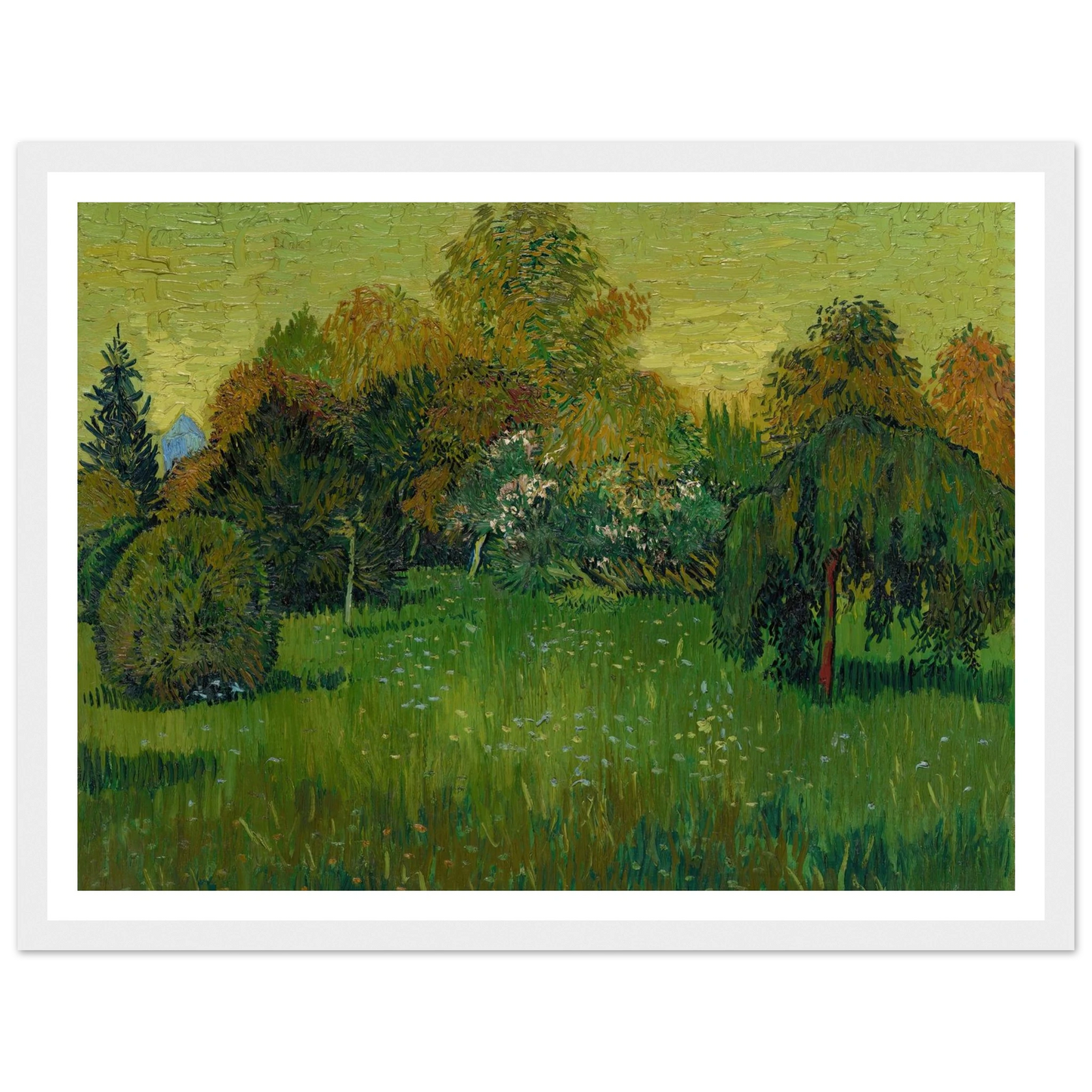 The Poet’s Garden (1888) Art Print | Vincent van Gogh-Quipham Collections