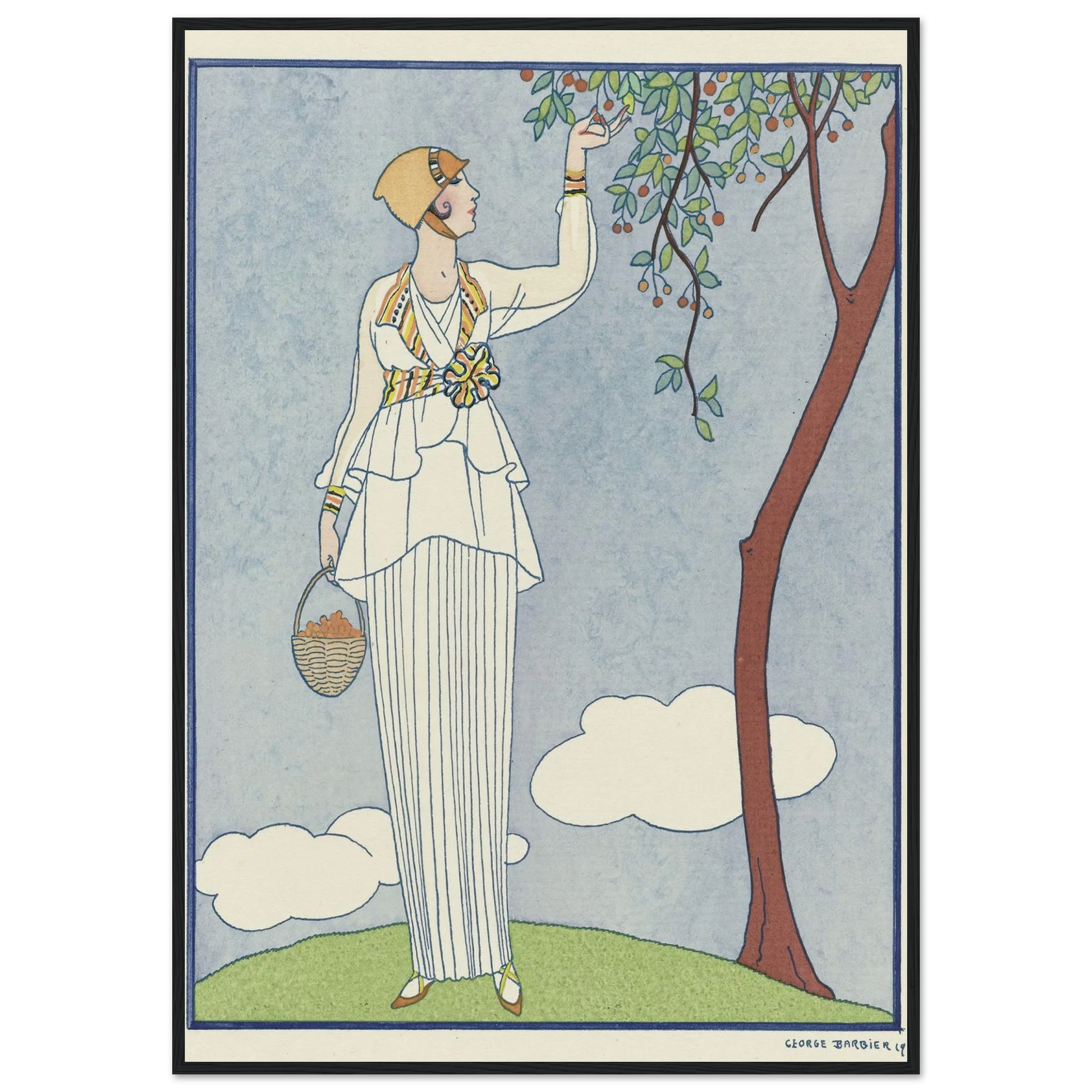 Famous Fashion Houses (1914) Art Print | George Barbier-Quipham Collections