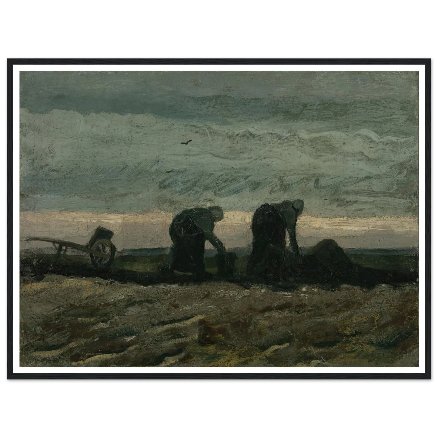 Two women on the heath (1883) Art Print | Vincent van Gogh-Quipham Collections