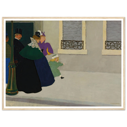 En promenade (circa 1895) Art Print | Felix Vallotton-Quipham Collections