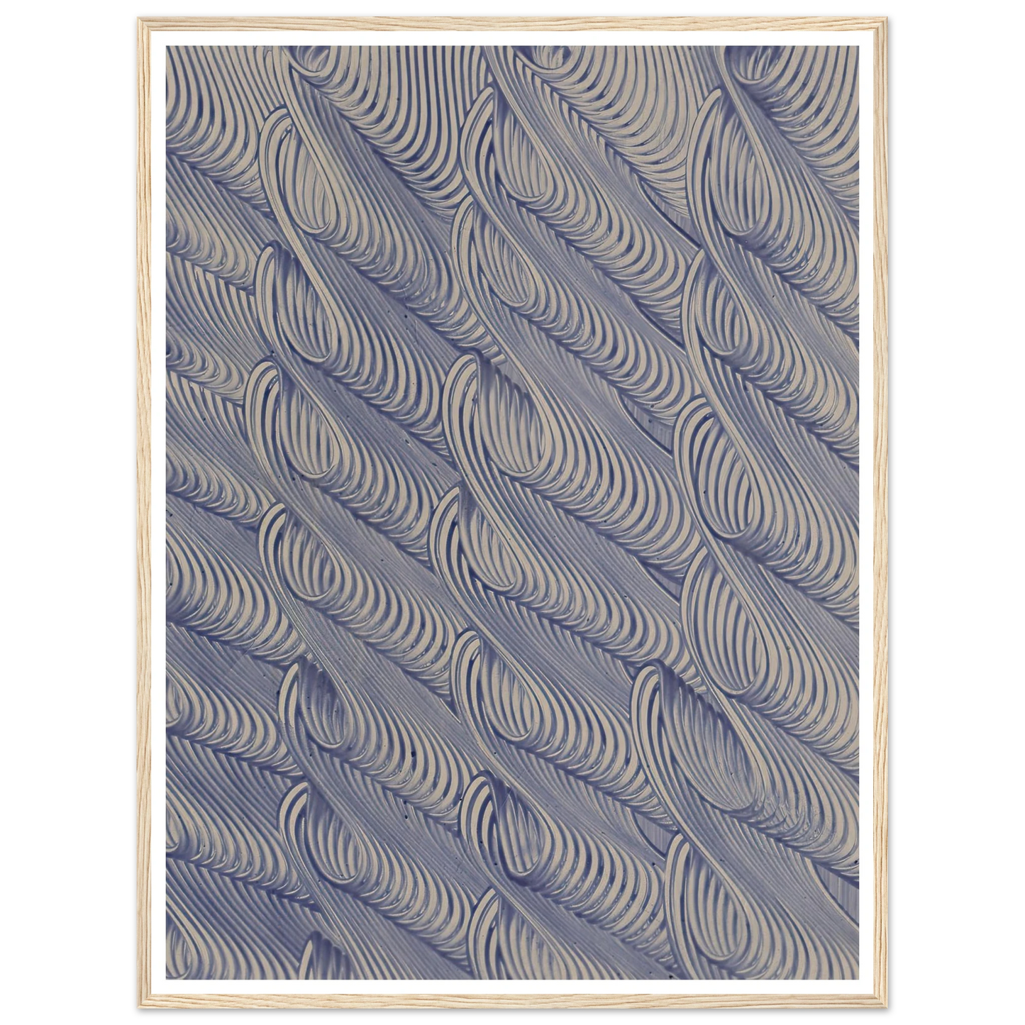 Kleisterpapier mit Verdrängungsdekor (Linienbündel) (1890) Art Print | Anker Kyster-Quipham Collections