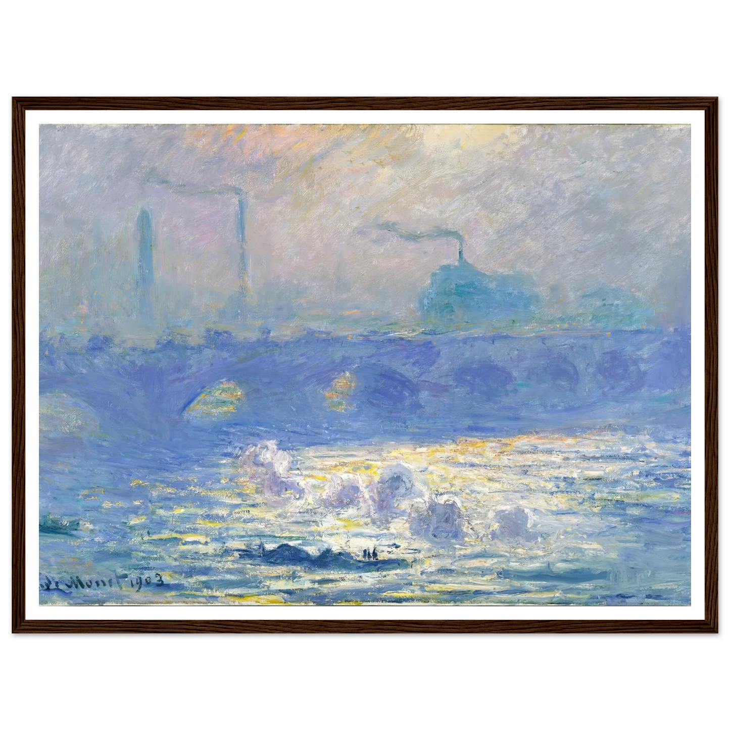 Waterloo Bridge (1903) Art Print | Claude Monet-Quipham Collections