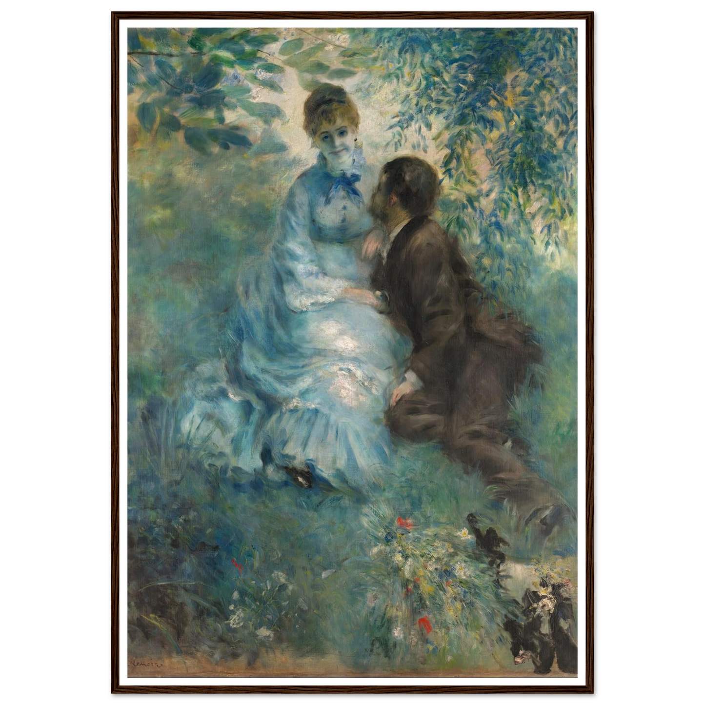 Lovers (1875) Art Print | Pierre Auguste Renoir-Quipham Collections