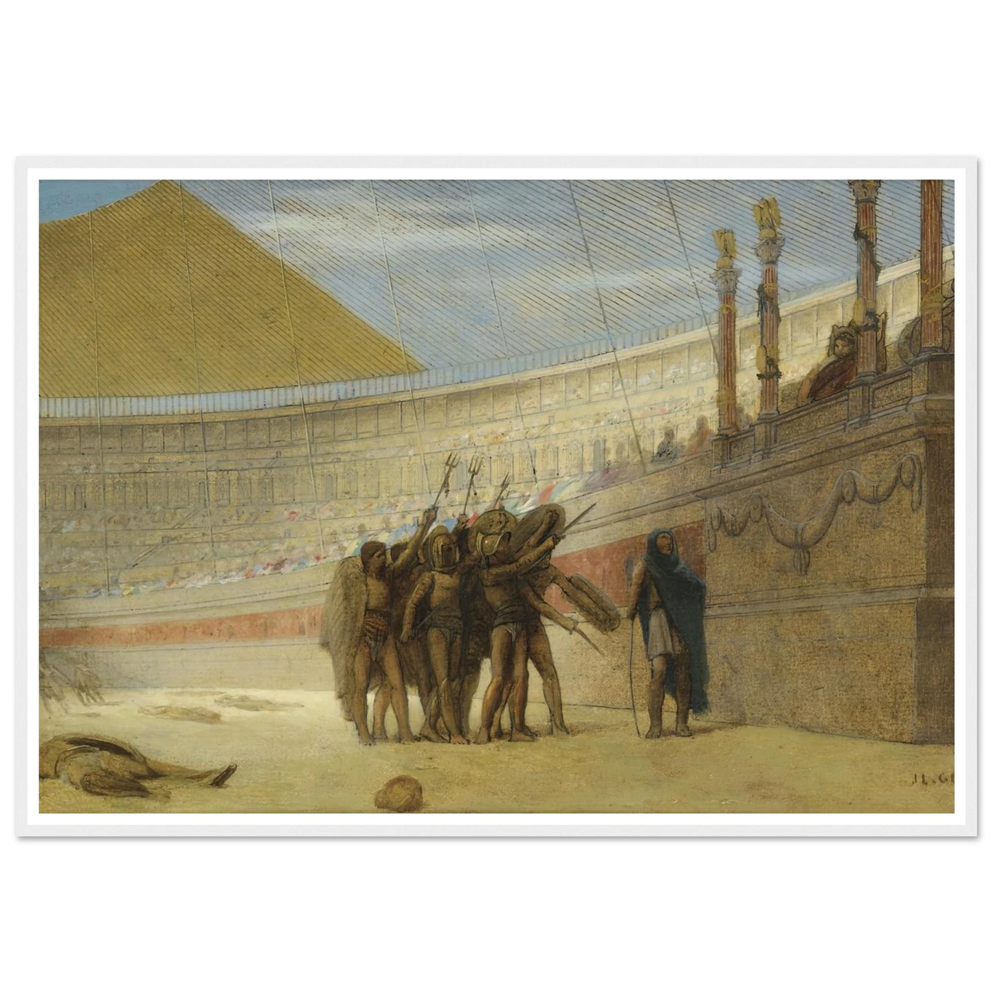Ave Caesar, morituri te salutant Art Print | Jean Leon Gerome-Quipham Collections