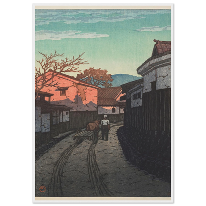 Kagawa-ken Wadahama (Wadahama in Kagawa Prefecture) (1954) Art Print | Kawase Hasui-Quipham Collections