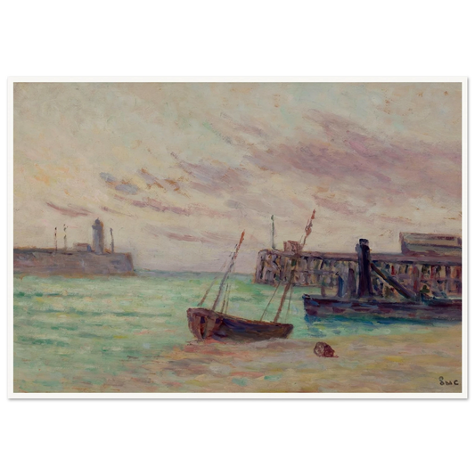 Le Entrée du Port Art Print | Maximilien Luce-Quipham Collections